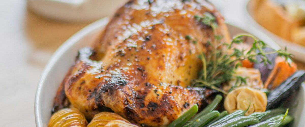 chicken and potatoes